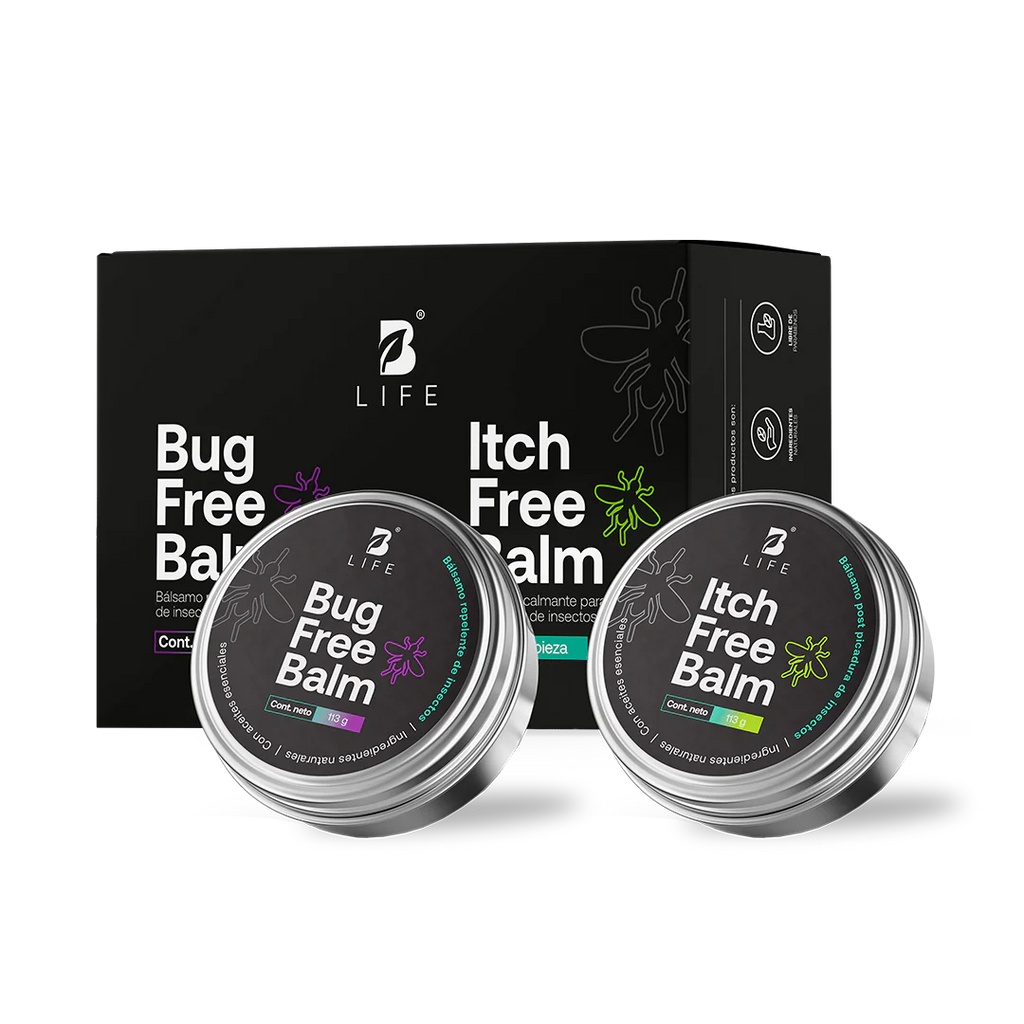 Kit Bug Free & Itch Free Balm | Kit de Bálsamo Anti-picaduras y Bálsamo Post-picaduras de Insectos 2 piezas 113 g c/u