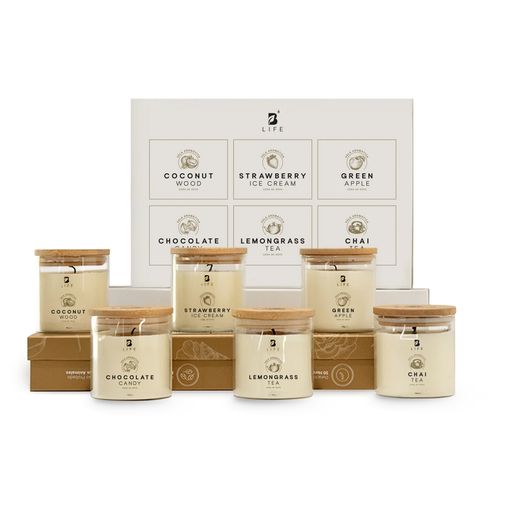 Kit de 6 Velas Harmony Fusion 160 g c/u