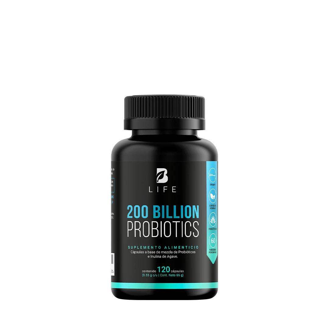 200 billones de probióticos | con Inulina de Agave | DRcaps  - 120 Caps |  550 mg - B Life®