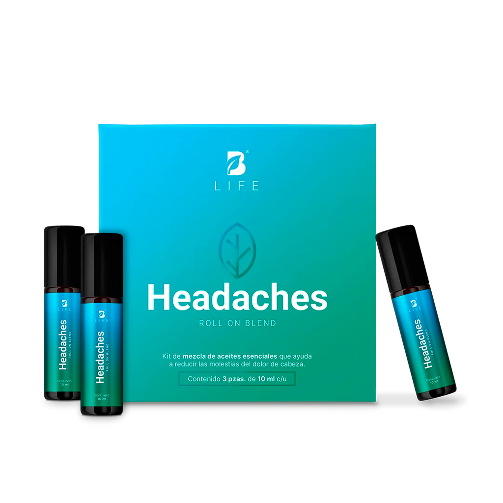 Headaches | Aceite Roll On 3 piezas 10 ml c/u