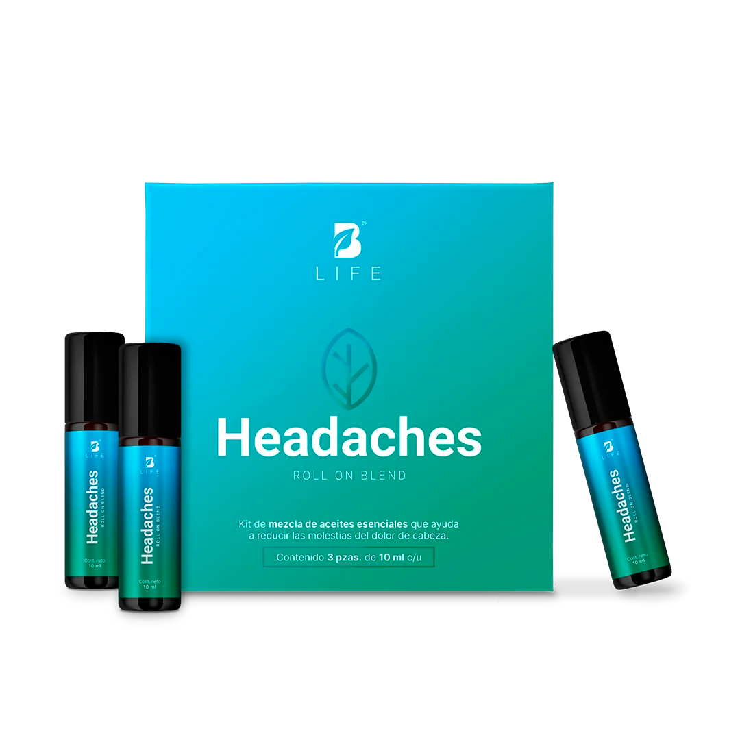 Headaches | Aceite Roll On 3 piezas 10 ml c/u