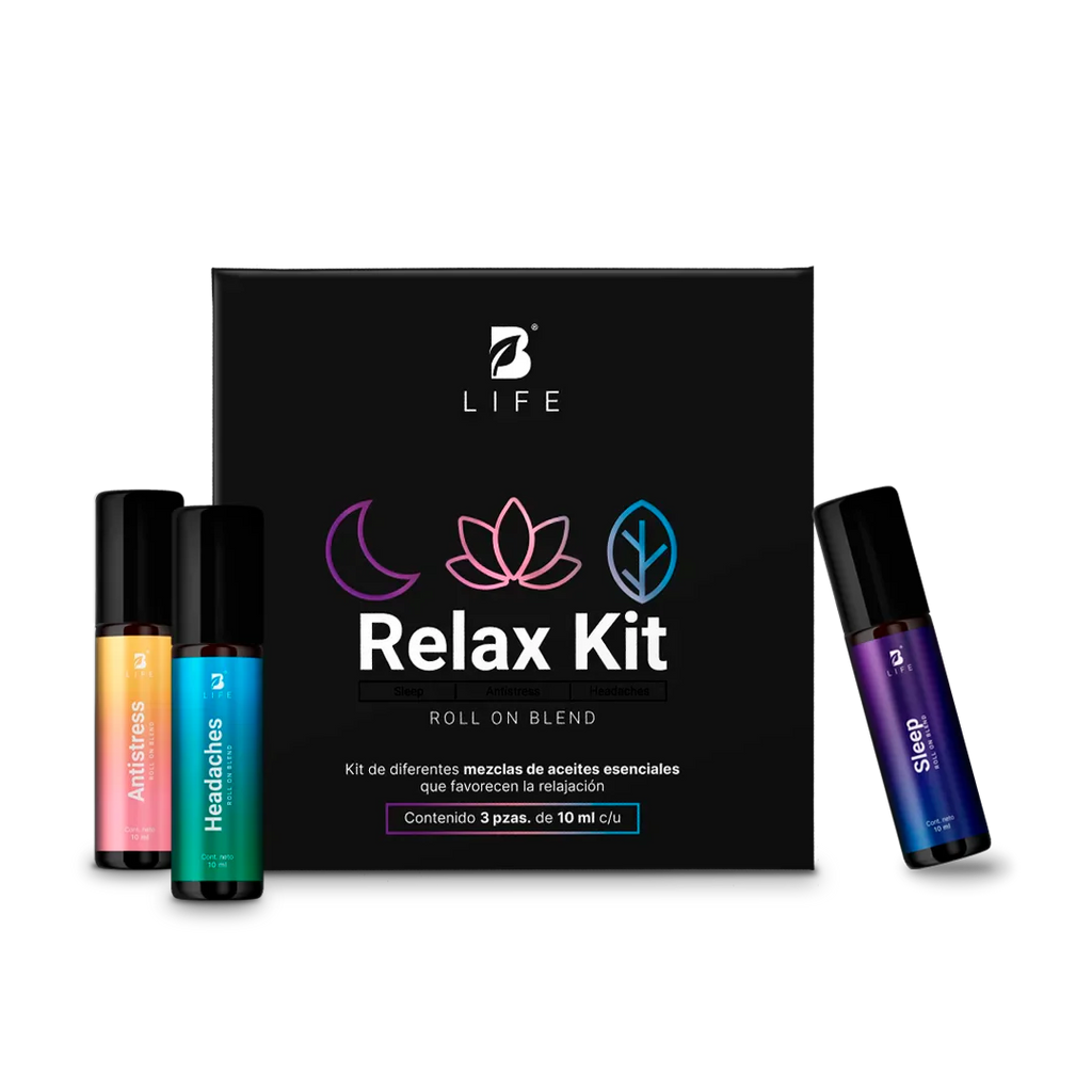 Aceite Roll On | Relax Kit 3 piezas 10 ml c/u