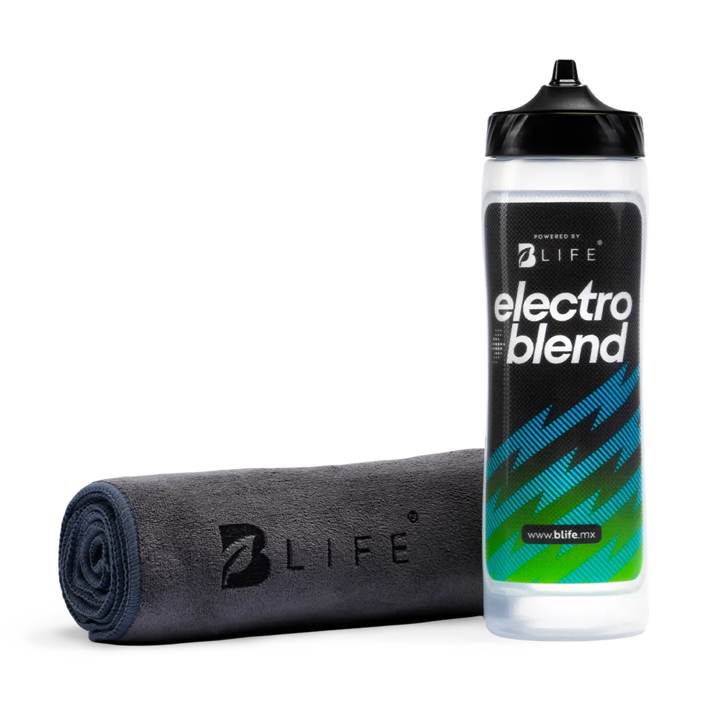 Botella Deportiva 850 ml + Toalla de microfibra | Diseño Deportivo | Libre de BPA