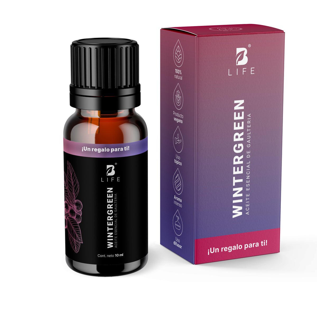 Aceite Esencial Wintergreen 10 ml.  100% OFF