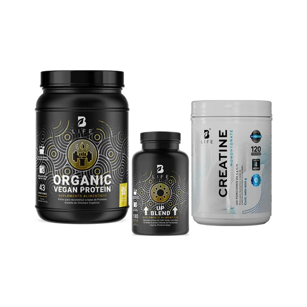 Kit Deportivo B Life. Presentación con Proteína, Creatina y Extractos Naturales