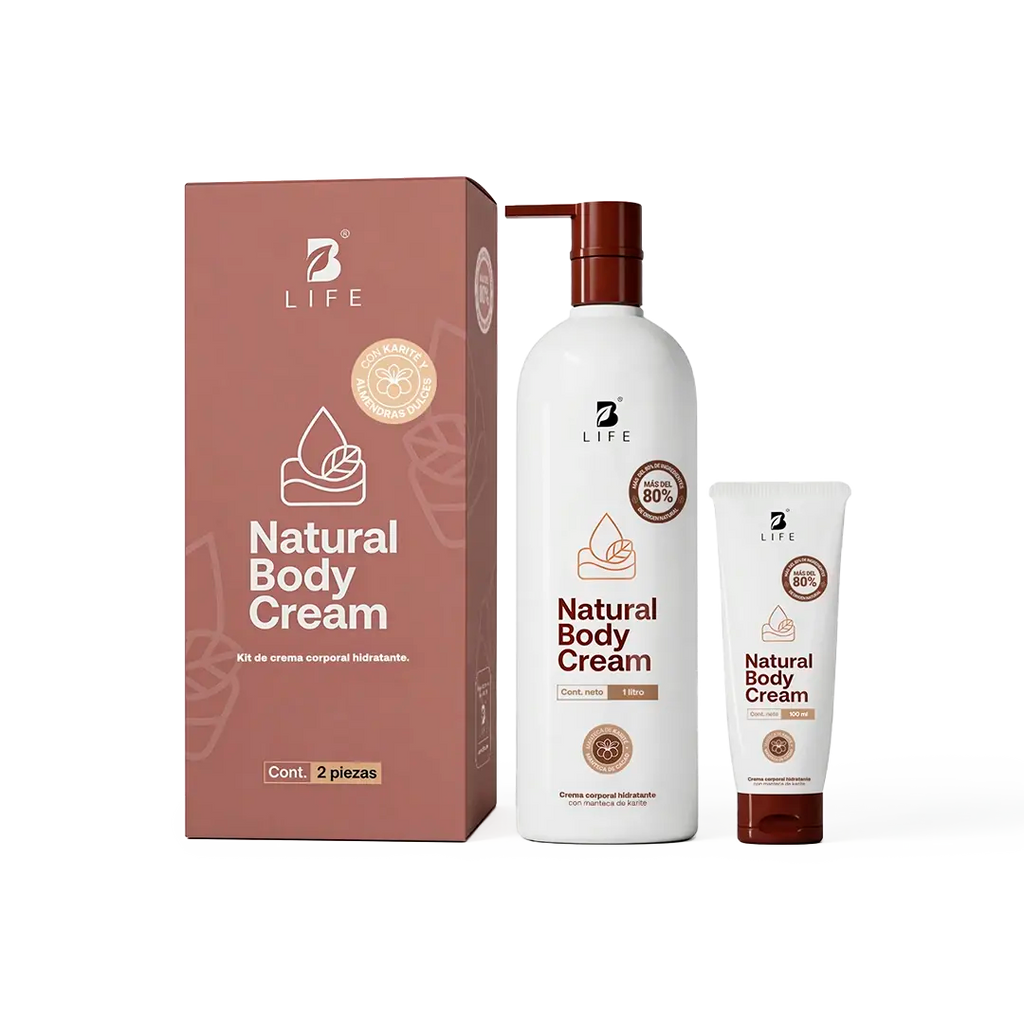 Natural Body Cream | Crema Corporal Hidratante 1 L