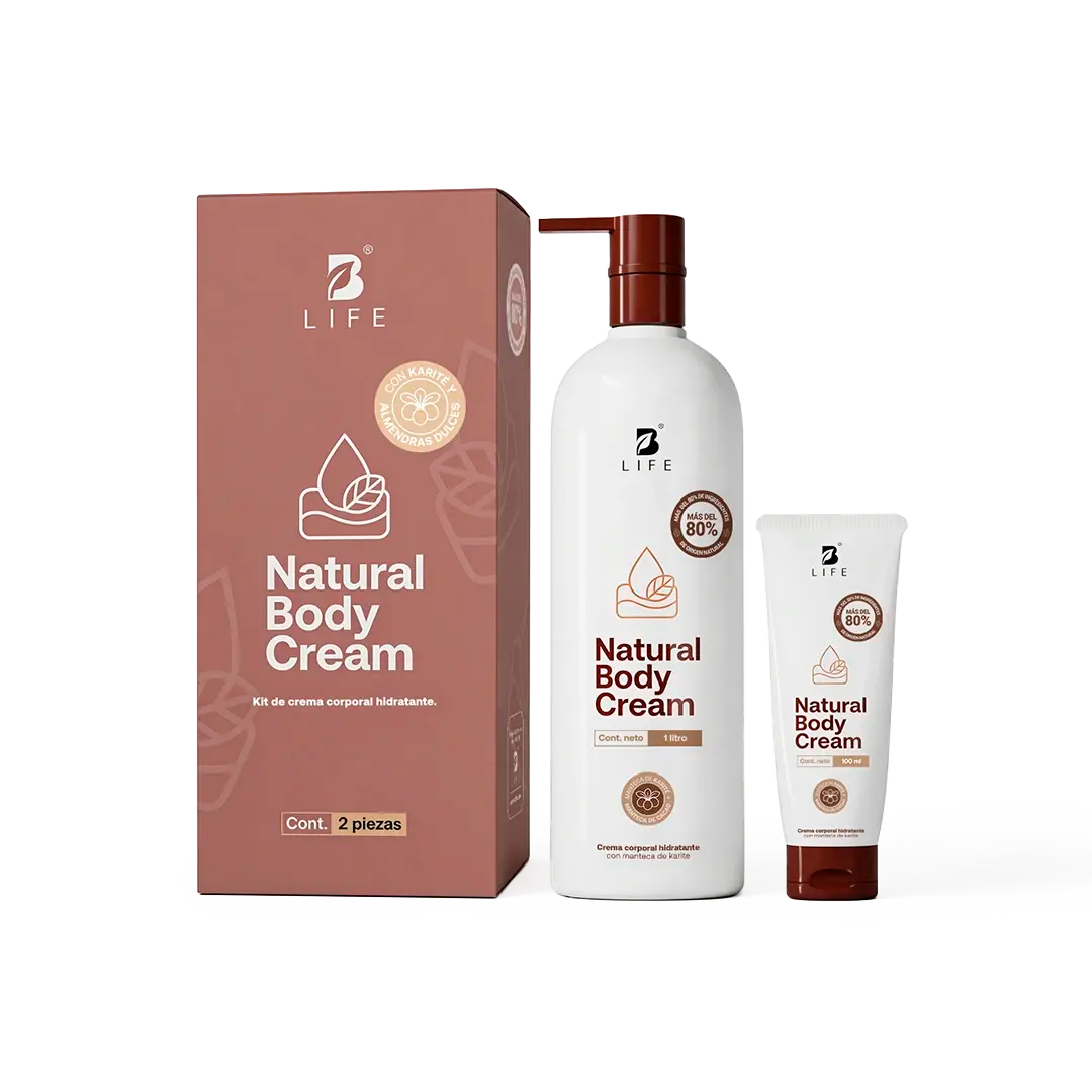 Natural Body Cream | Crema Corporal Hidratante 1 L