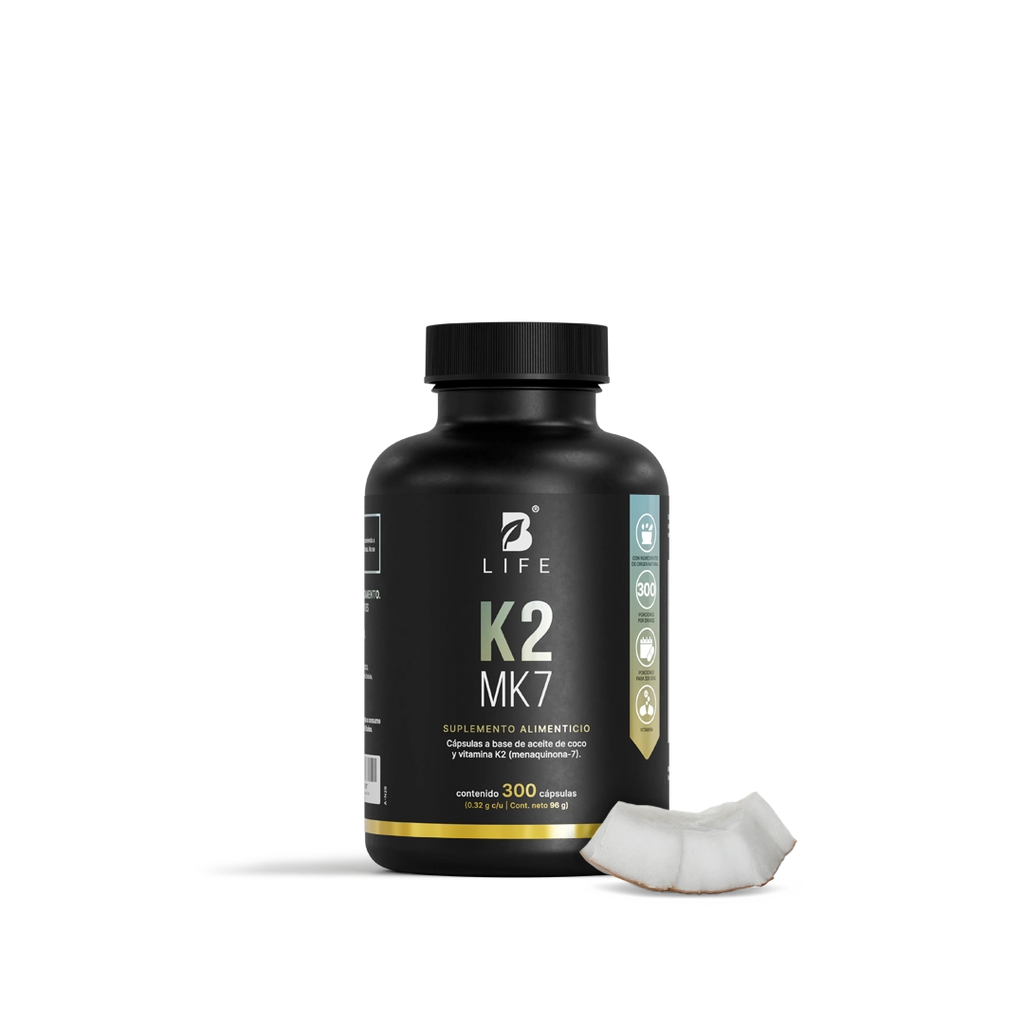 Vitamina K2 MK-7 | Con Aceite de Coco | Softgel