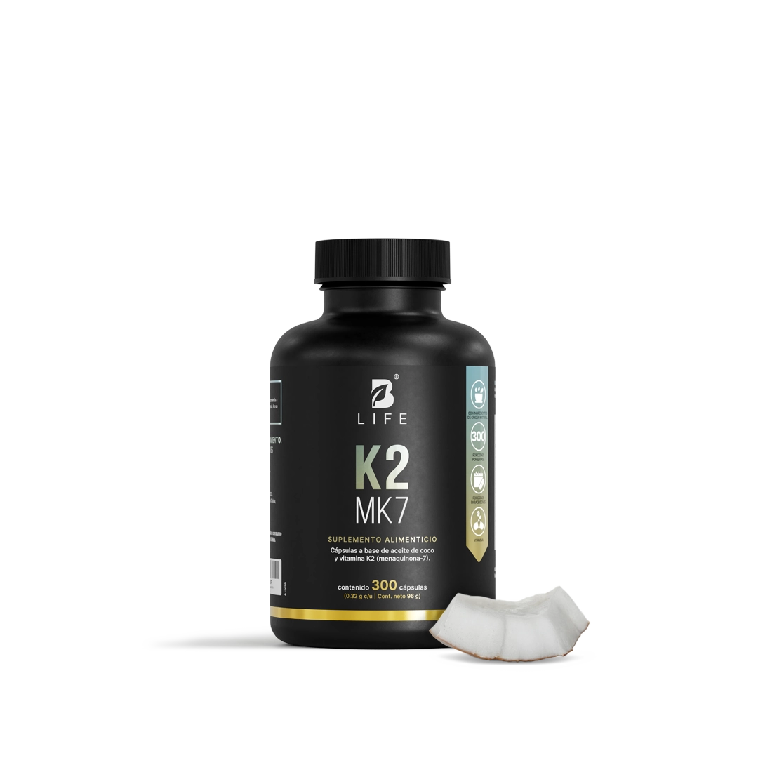Vitamina K2 MK-7 | Con Aceite de Coco | Softgel