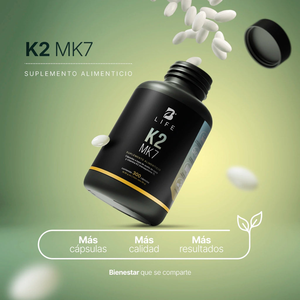 Vitamina K2 MK-7 | Con Aceite de Coco | Softgel