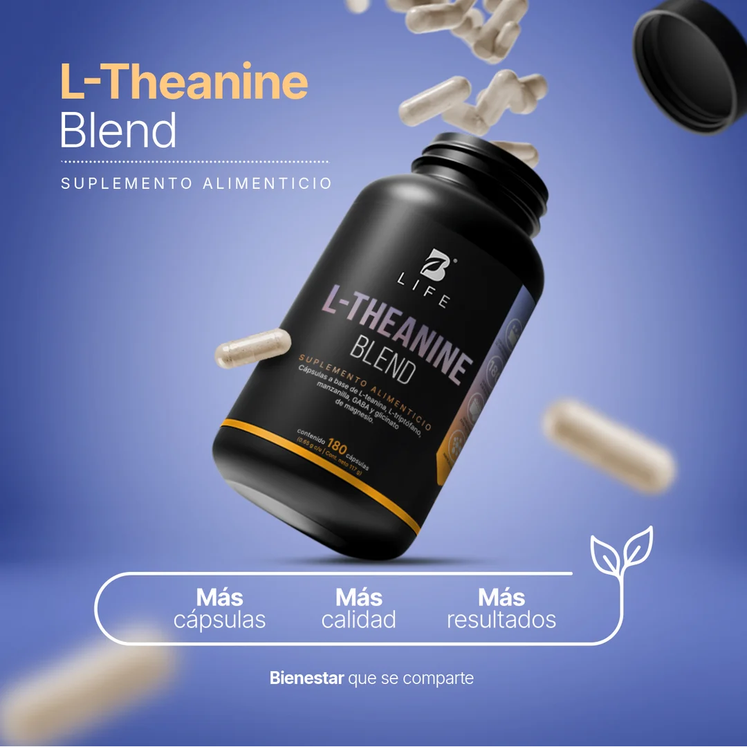 L-Teanina con GABA y Glicinato de Magnesio | 200 mg por porción