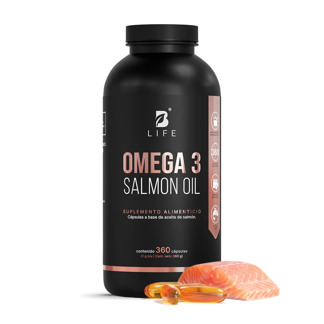 Omega 3 Aceite Puro de Salmón | con 1000 mg por porción