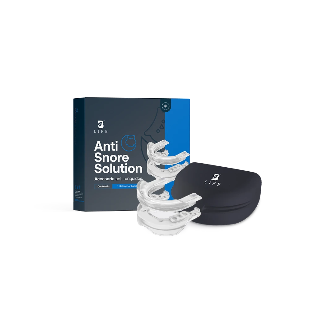 Accesorio Antirronquidos | Anti Snore Solution - 1 Guarda + Caja de Viaje - B Life®