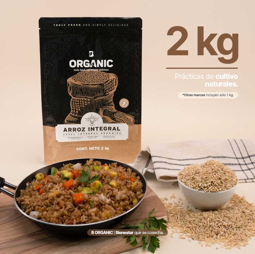 Arroz Integral Orgánico | 2 kg