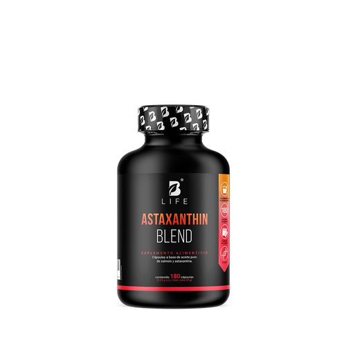 Astaxantina | con Aceite de Salmón | 180 cápsulas - 180 Caps | 250 mg - B Life®