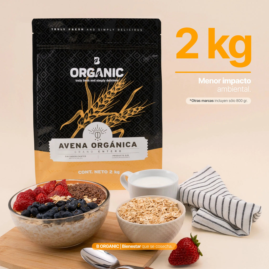 Avena Orgánica Sin Gluten | 2 Kg