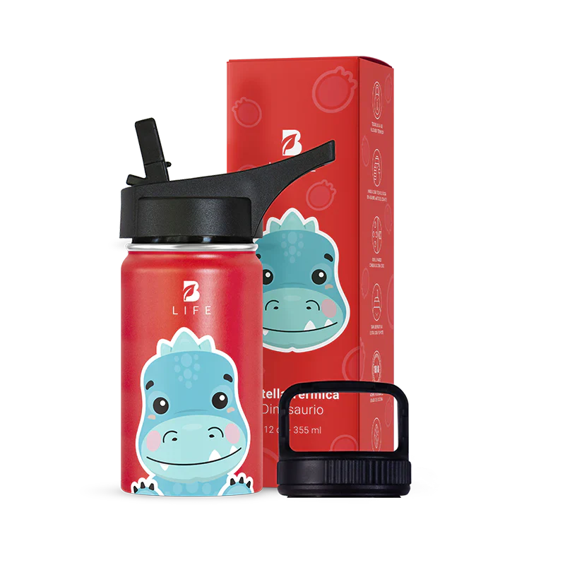 Botella térmica dinosaurio 12oz 100% OFF