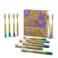 Bamboo Toothbrush Kids | Cepillos Dentales de Bambú para Niños 6 o 12 Piezas - Kit 12 unidades - B Life®