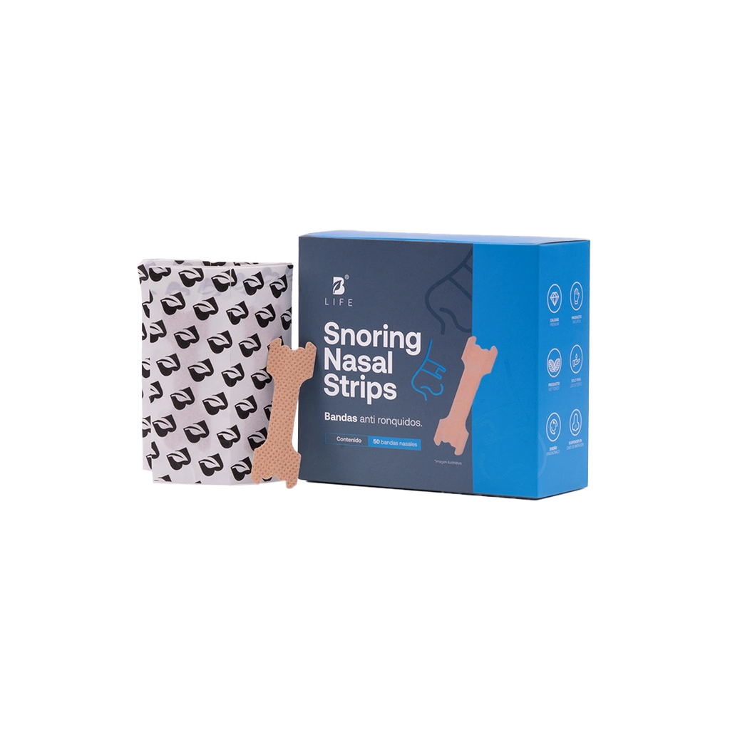 Snoring Nasal Strips B Life. Bandas Nasales para Dormir - 50 Nasal Strips - B Life®