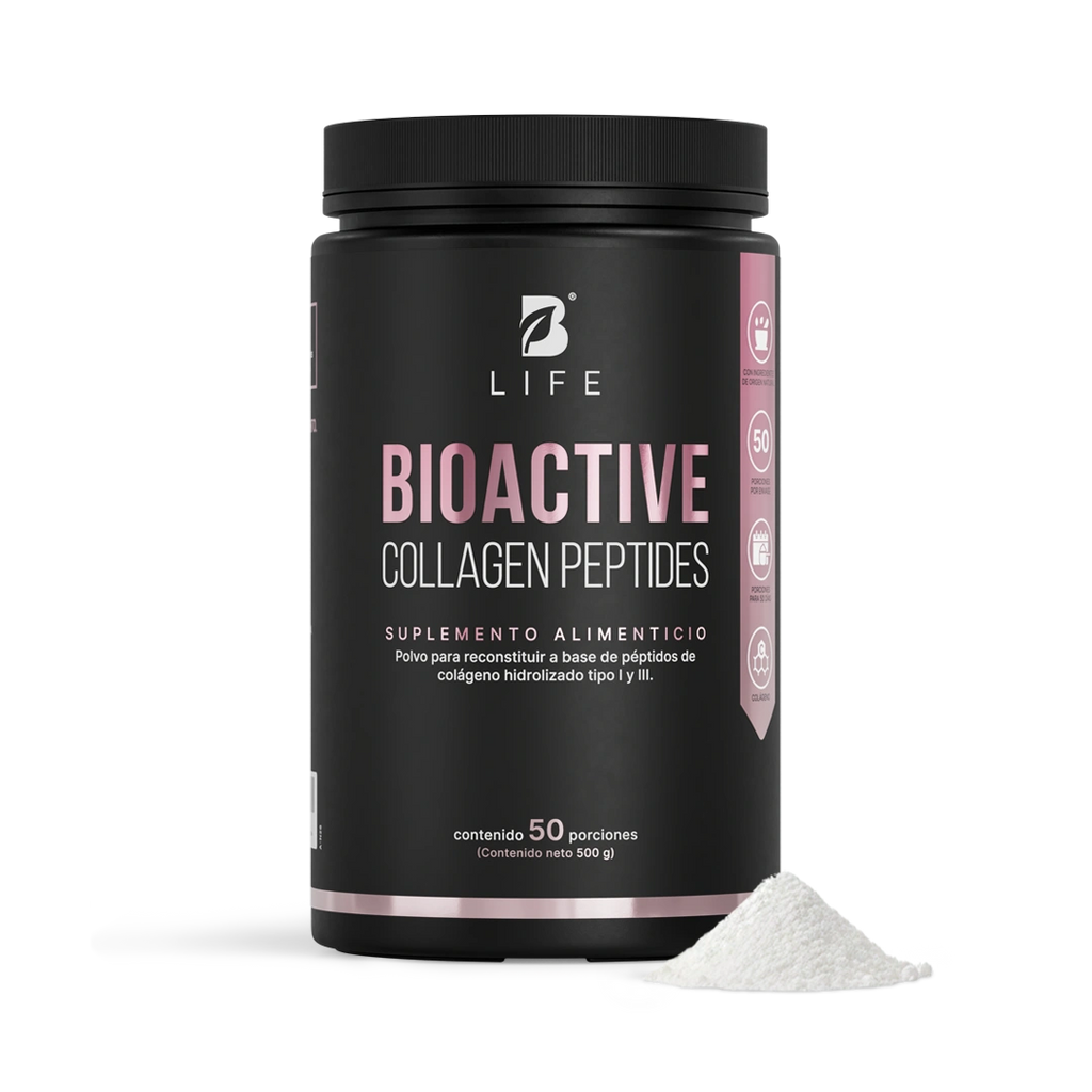 Colágeno Hidrolizado en Polvo | Tipo I y III  | Sin Sabor | 10 g por porción - 500g - B Life®