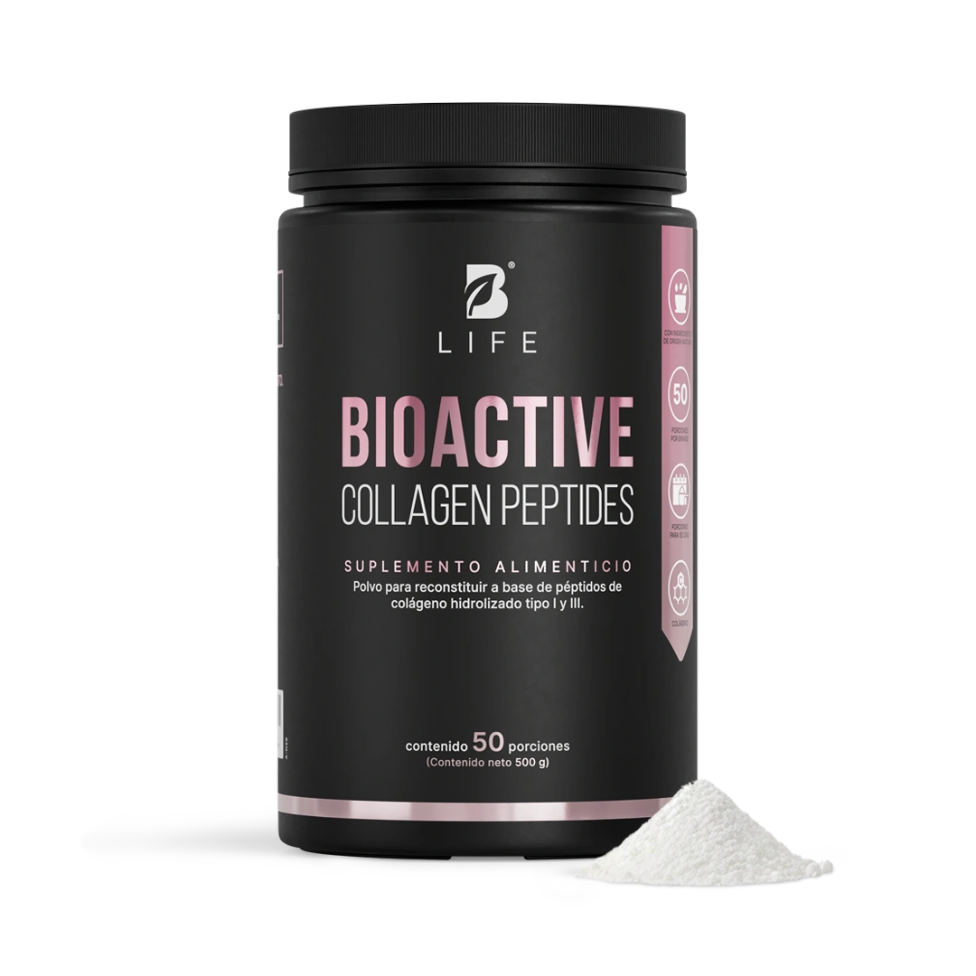 Colágeno Hidrolizado en Polvo | Tipo I y III  | Sin Sabor | 10 g por porción - 500g - B Life®