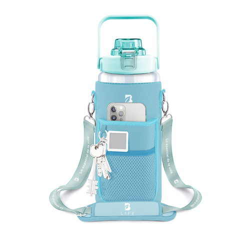 Botella Motivacional | Azul 2 L - 2 L - B Life®