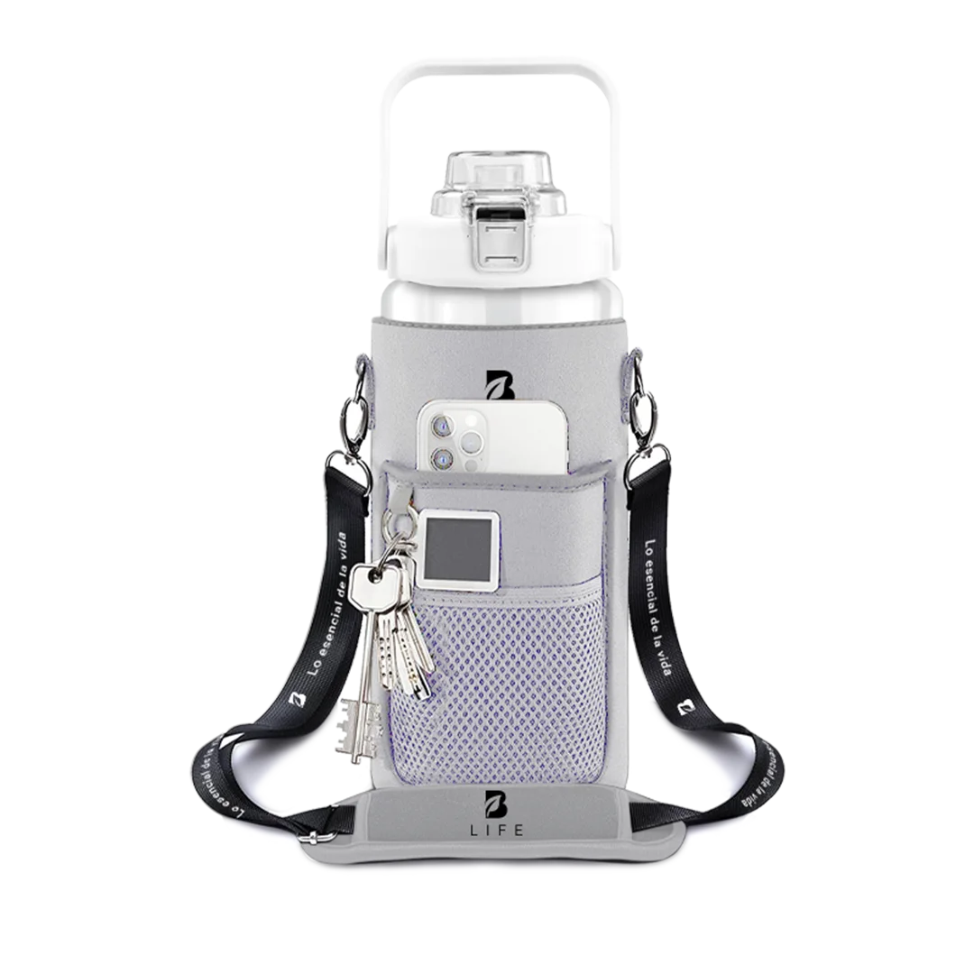 Botella Motivacional | Blanca 2 L - 2 L - B Life®