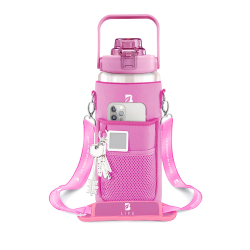 Botella Motivacional | Rosa 2 L - 2 L - B Life®