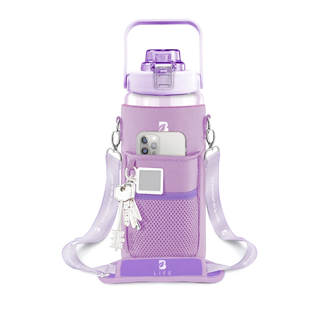 Botella Motivacional | Violeta 2 L - 2 L - B Life®