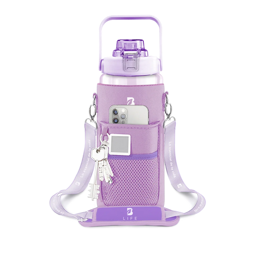 Botella Motivacional | Violeta 2 L - 2 L - B Life®