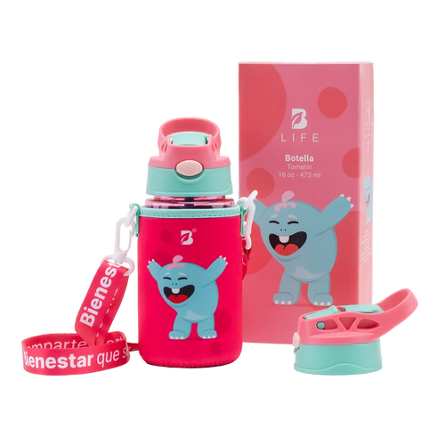 Botella Para Niños | Tomatín 473 ml - 473 ml - B Life®