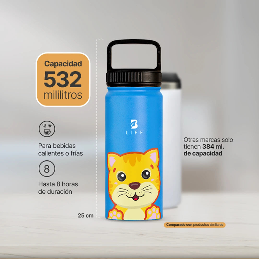 botella-termica-ninos-gatito-bpa-libre