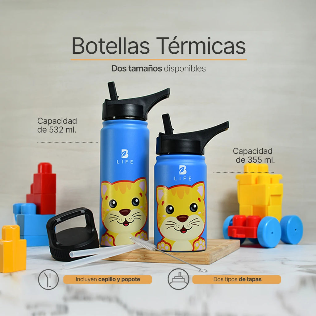 botella-termica-ninos-gatito-bpa-libre