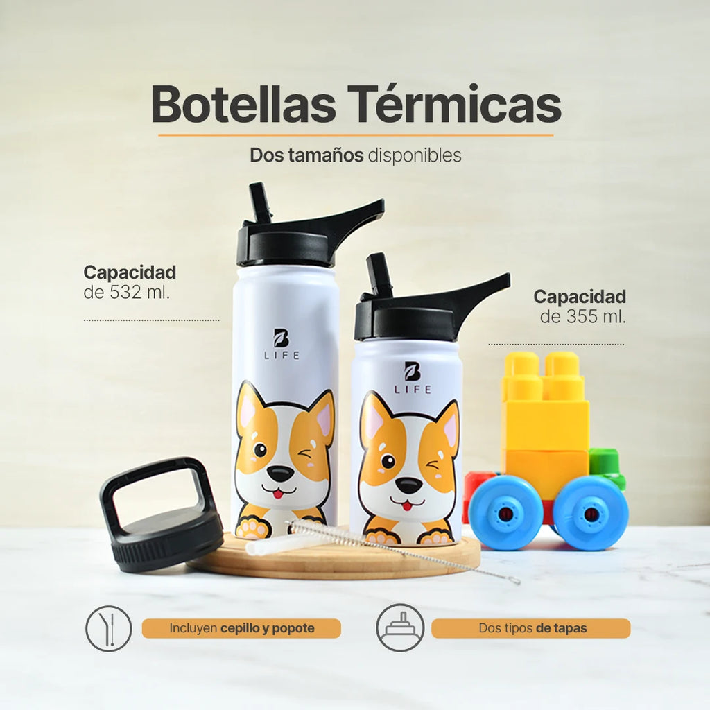 botella-termica-ninos-perrito-bpa-libre