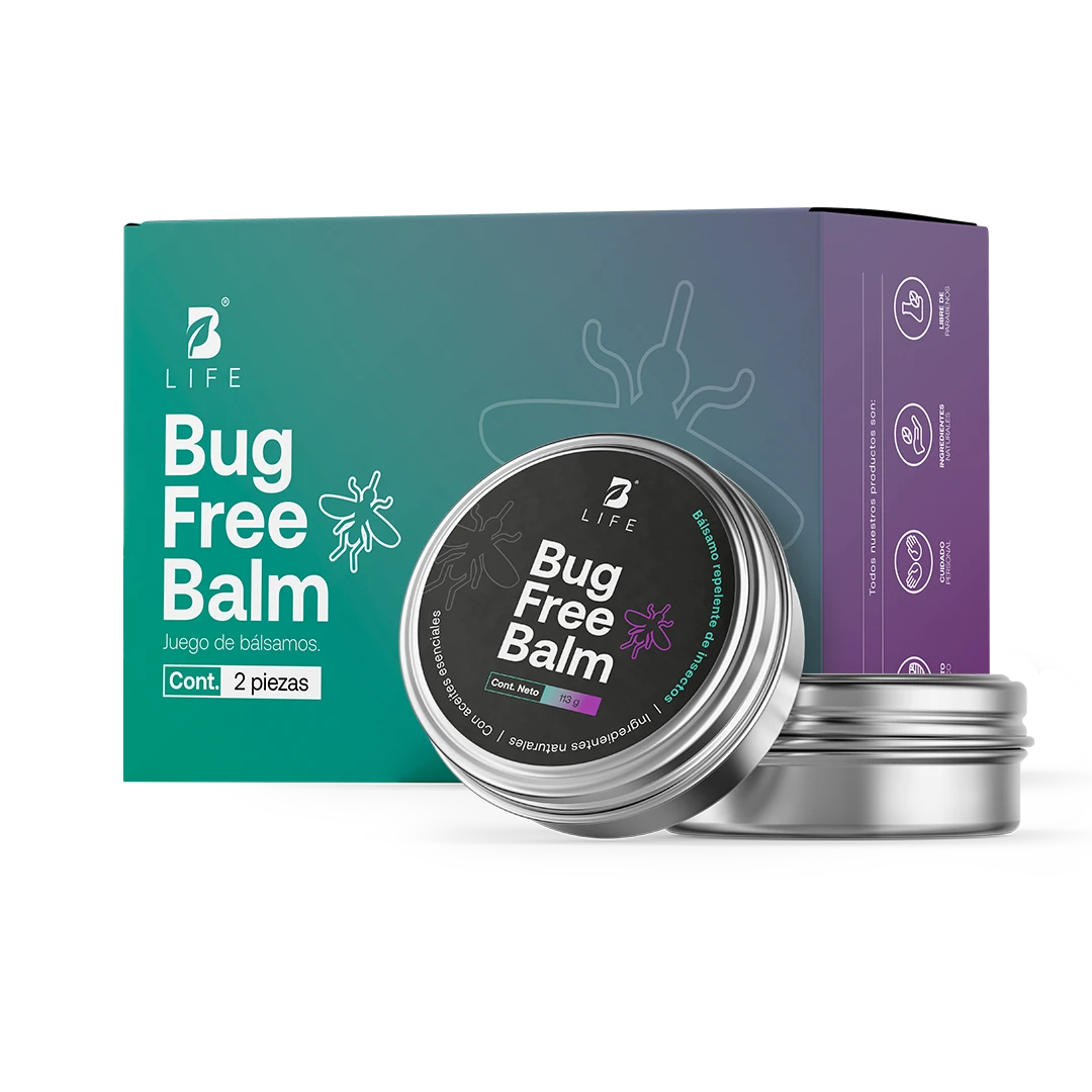 Bug Free Balm | Bálsamo Anti-picaduras de insectos 2 piezas 113 g c/u - 113 g - B Life®