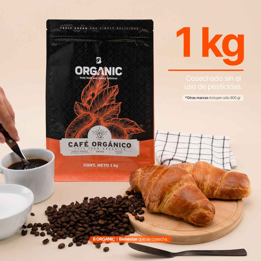 Café en Grano Orgánico | 1 kg