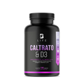Citrato de Calcio y Vitamina D3  | con Vitamina C | 180 cápsulas  - 180 Caps | 500 mg - B Life®