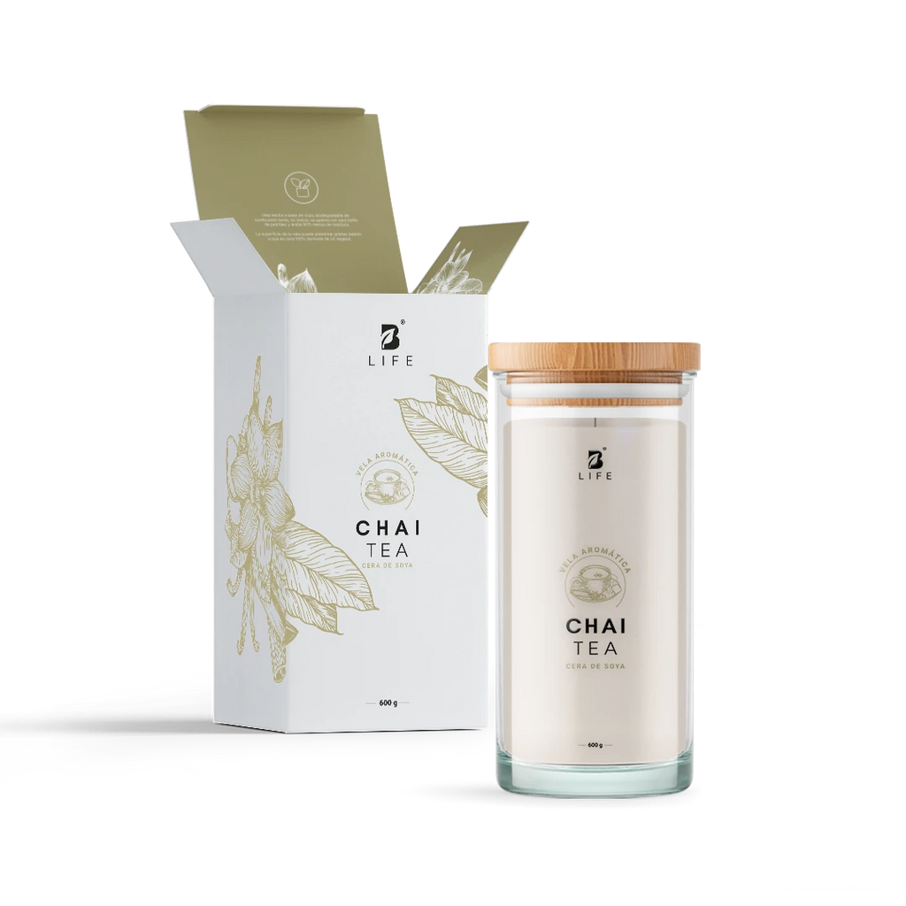 Chai Tea Aromatic Candle | Vela Aromática Té Chai 600 g - 600 g - B Life®