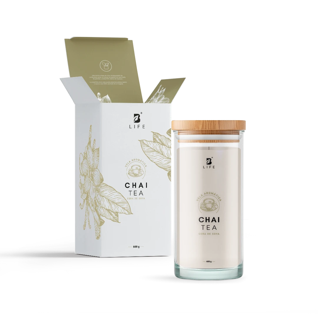 Chai Tea Aromatic Candle | Vela Aromática Té Chai 600 g - 600 g - B Life®