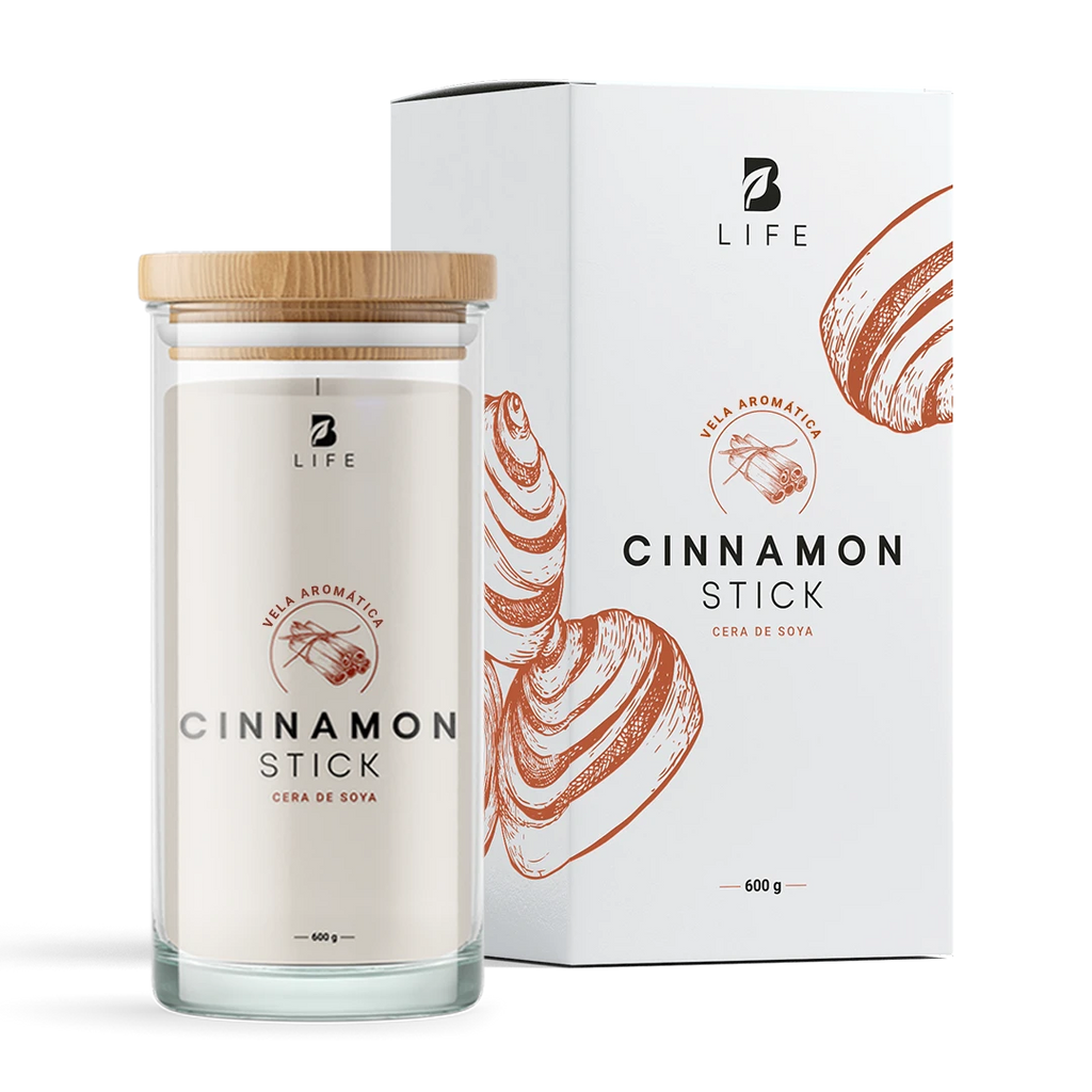 Cinnamon Stick Aromatic Candle | Vela Aromática de Canela 600 g - 600 g - B Life®