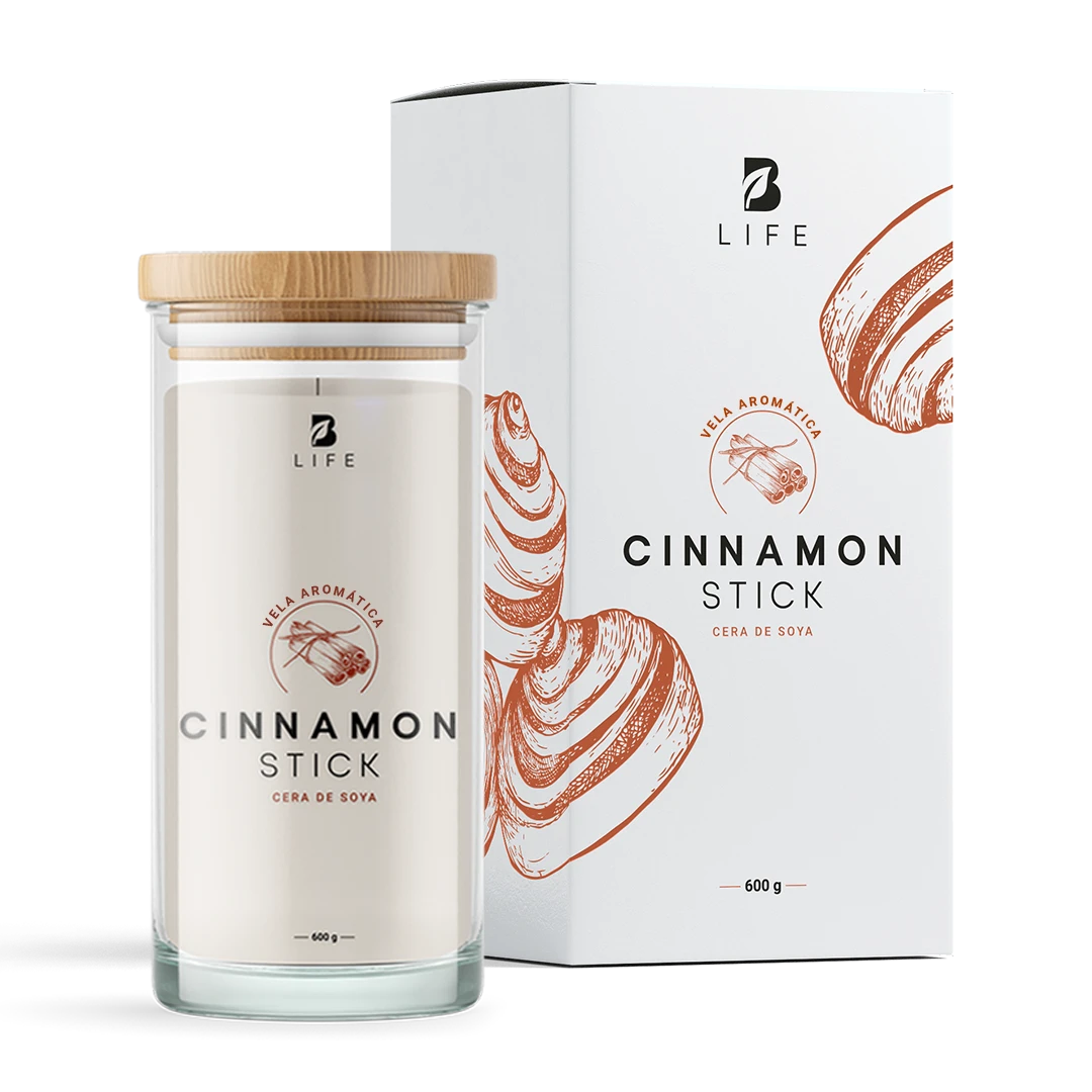 Cinnamon Stick Aromatic Candle | Vela Aromática de Canela 600 g - 600 g - B Life®