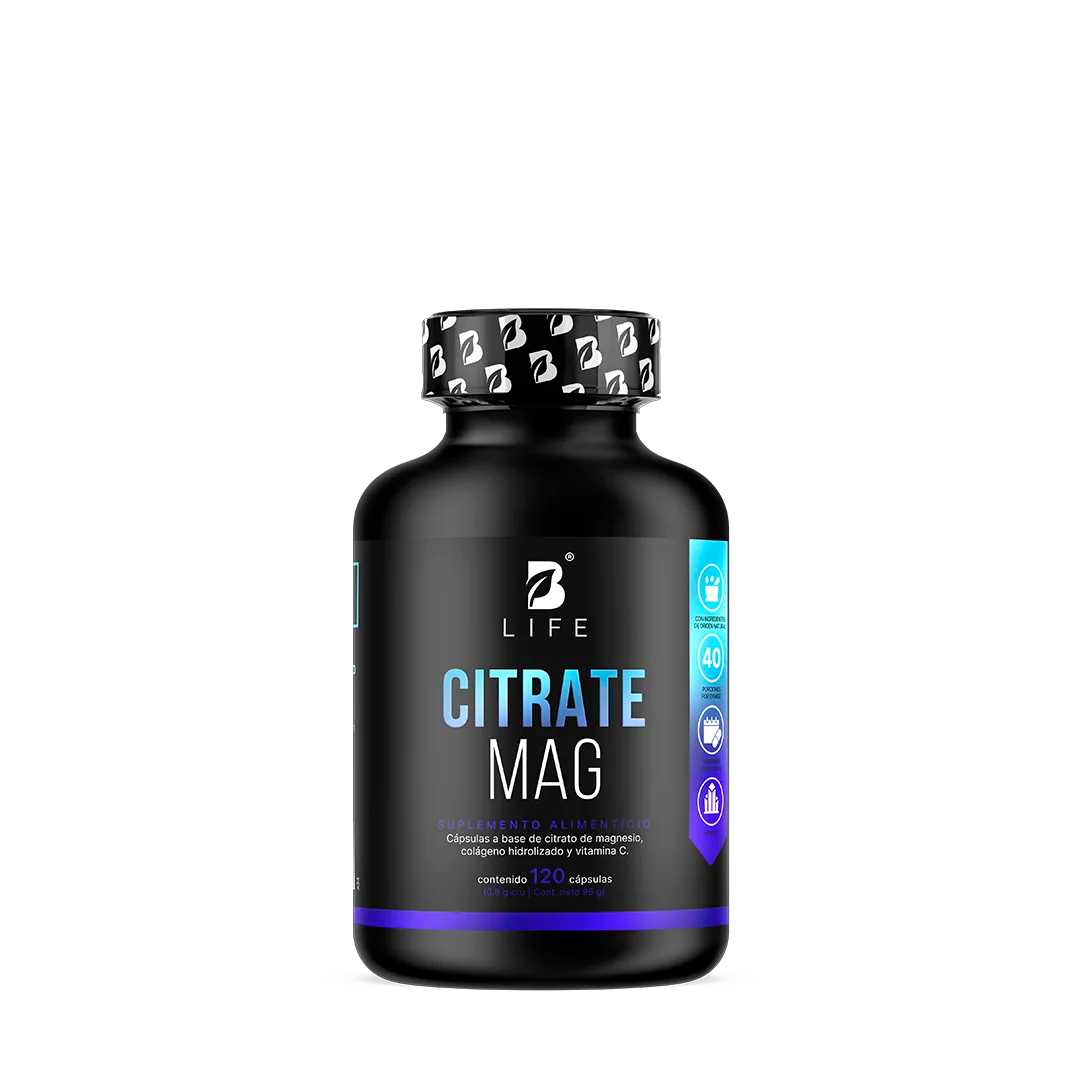 Citrato de Magnesio Puro | con Vitamina C y Colágeno Hidrolizado