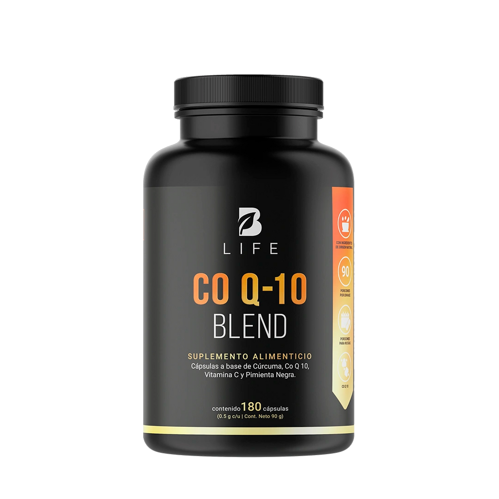 Coenzima Q10 | con Cúrcuma y Vitamina C | 180 cápsulas