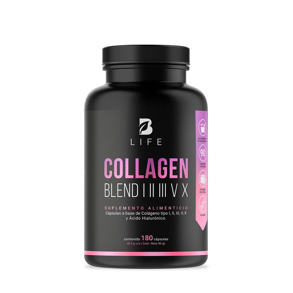 Mezcla de colágenos | Tipo I,II,III,V y X | con Vitamina C 