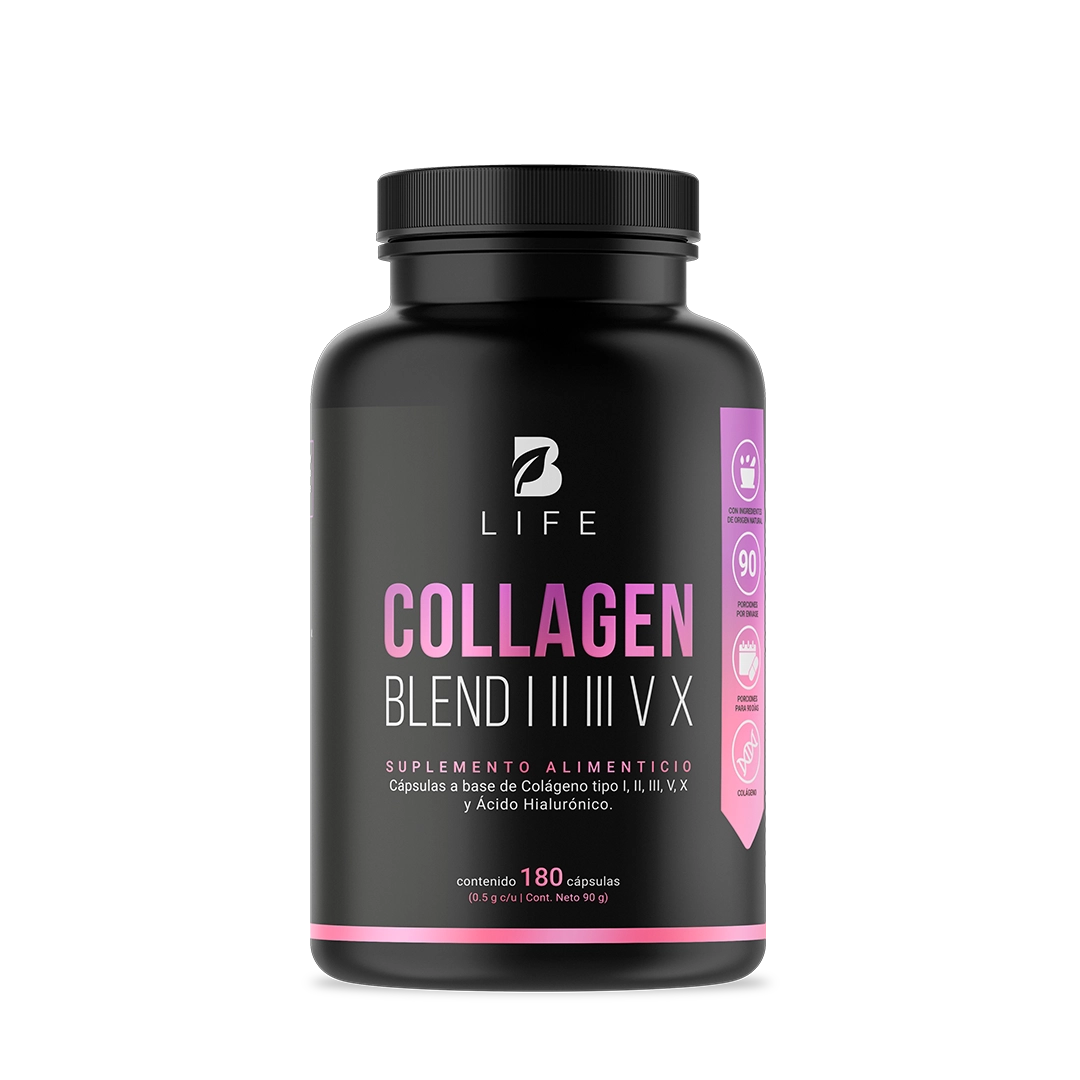 Mezcla de colágenos | Tipo I,II,III,V y X | con Vitamina C 