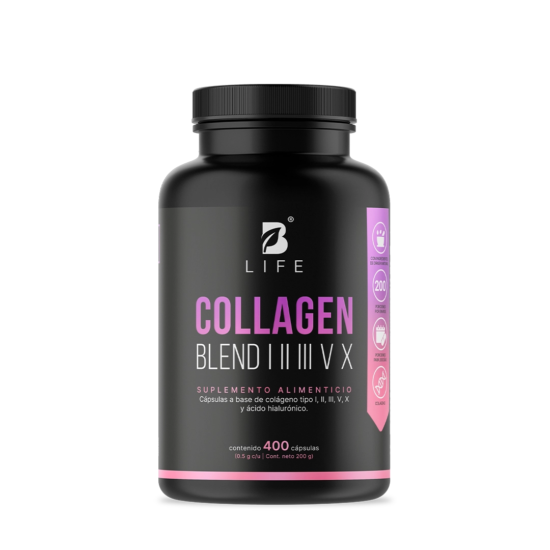 Mezcla de colágenos | Tipo I,II,III,V y X | con Vitamina C