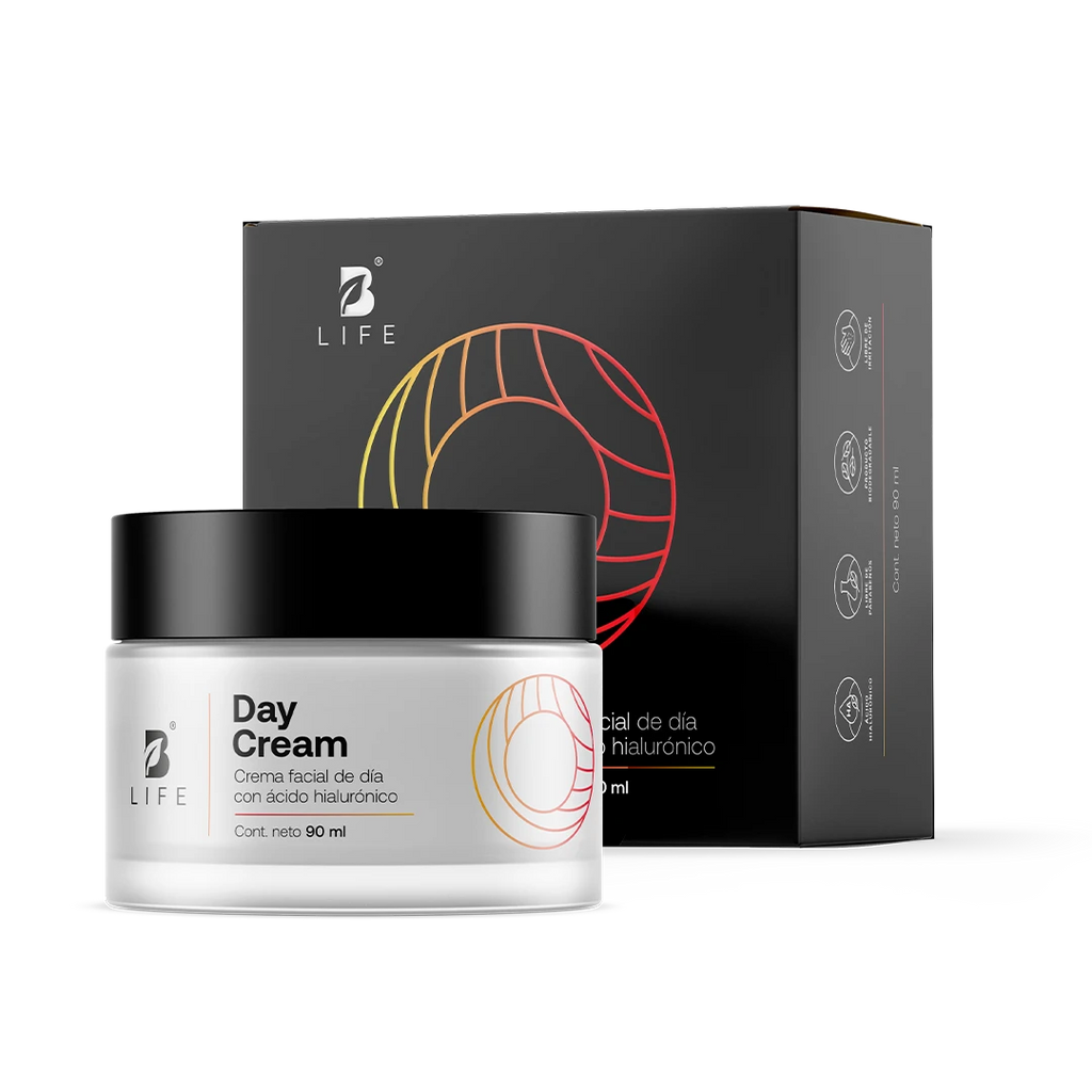 Day Cream | Crema Facial de Día con Ácido Hialurónico 90 ml - 90 ml - B Life®