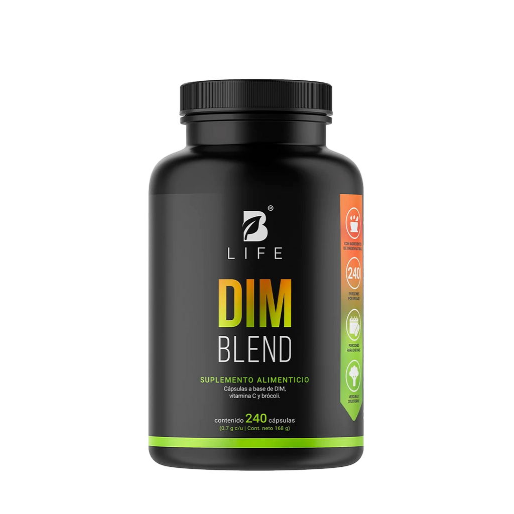 DIM | con Vitamina C y Brócoli | 240 cápsulas | 700 mg por porción  - 240 Caps | 700 mg - B Life®
