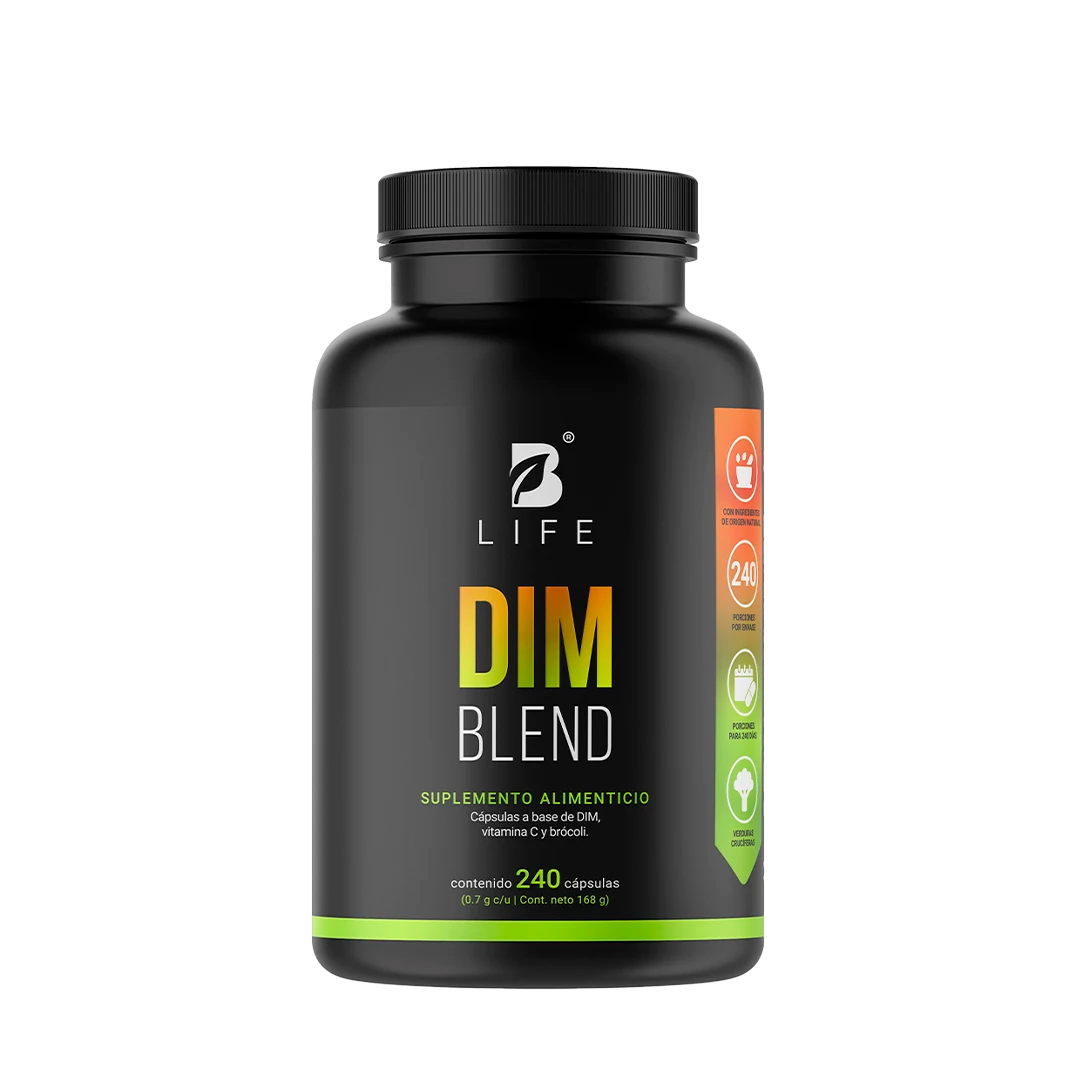DIM | con Vitamina C y Brócoli | 240 cápsulas | 700 mg por porción  - 240 Caps | 700 mg - B Life®