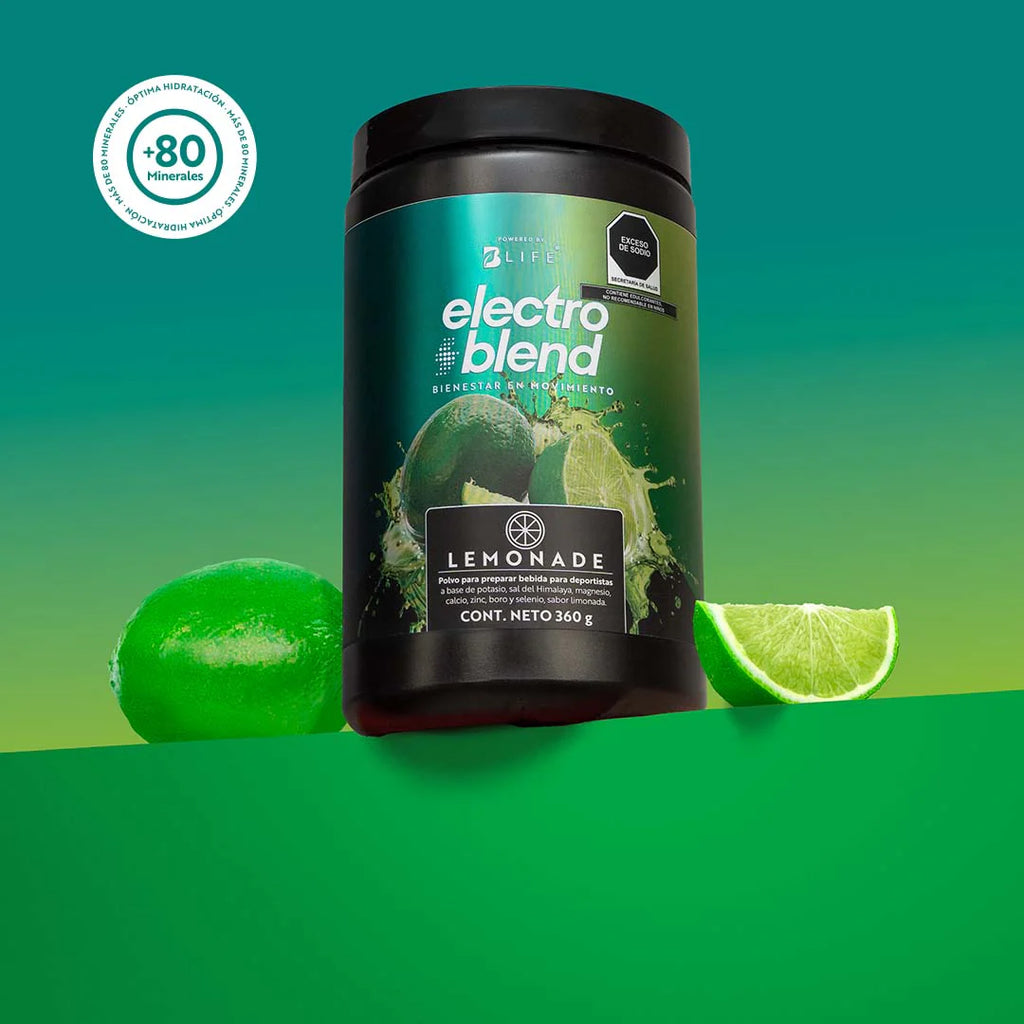 Electroblend Lemonade | Bebida Hidratante Sin Azúcar sabor Limonada 60 servicios